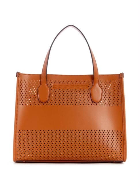 Guess Cognac KATEY PERF Small Tote