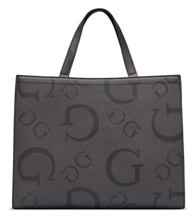 GUESS COAL LINDEY CARRYALL LOGO CARRYALL TOTE