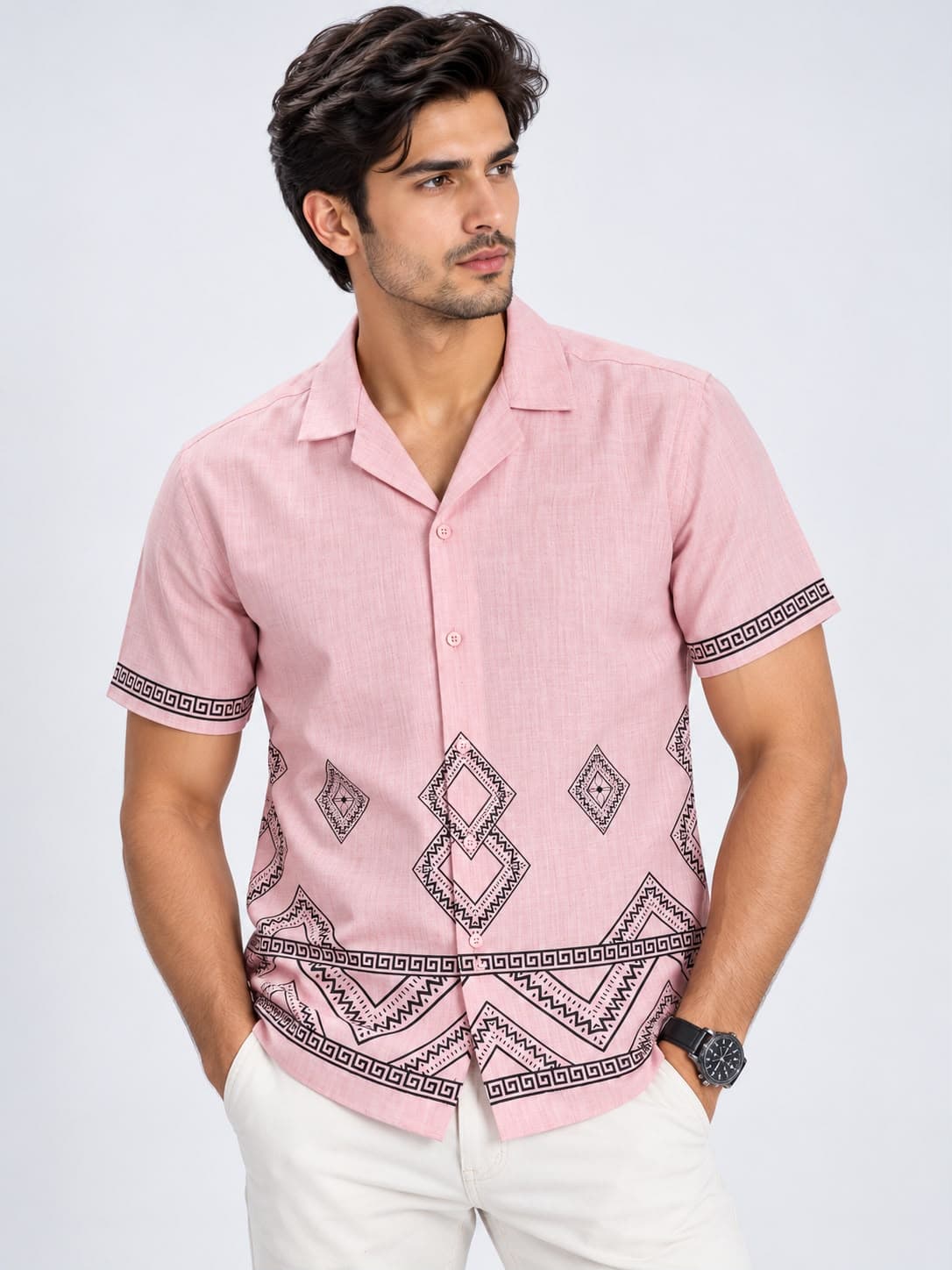 jack&jones short sleeves shirt Coral cloud