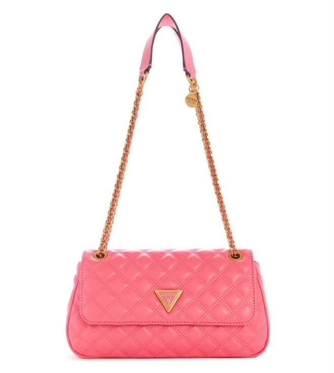 GUESS Watermelon GIULLY Medium Convertible Shoulder Bag