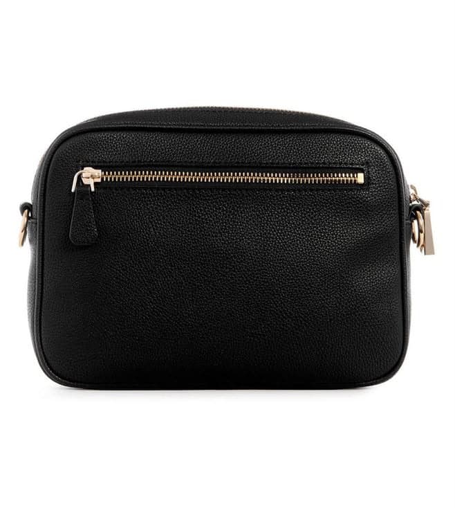 GUESS Black Meridian Medium Cross Body Camera Bag