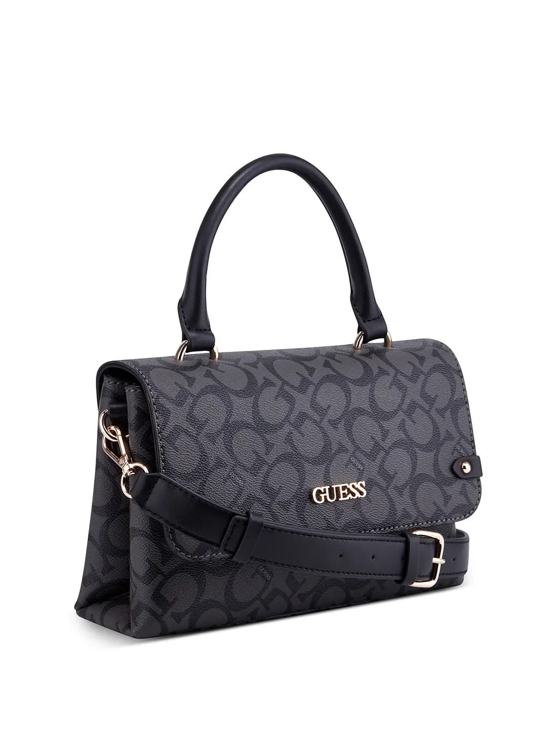 GUESS CASTALIA Printed Structured Satchel